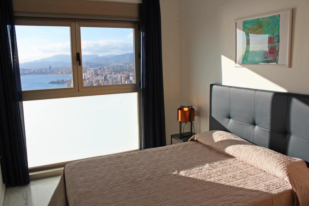 Amazing Apartment On The 34Th Floor With Private Terrace And Sea Views Benidorm Exterior foto