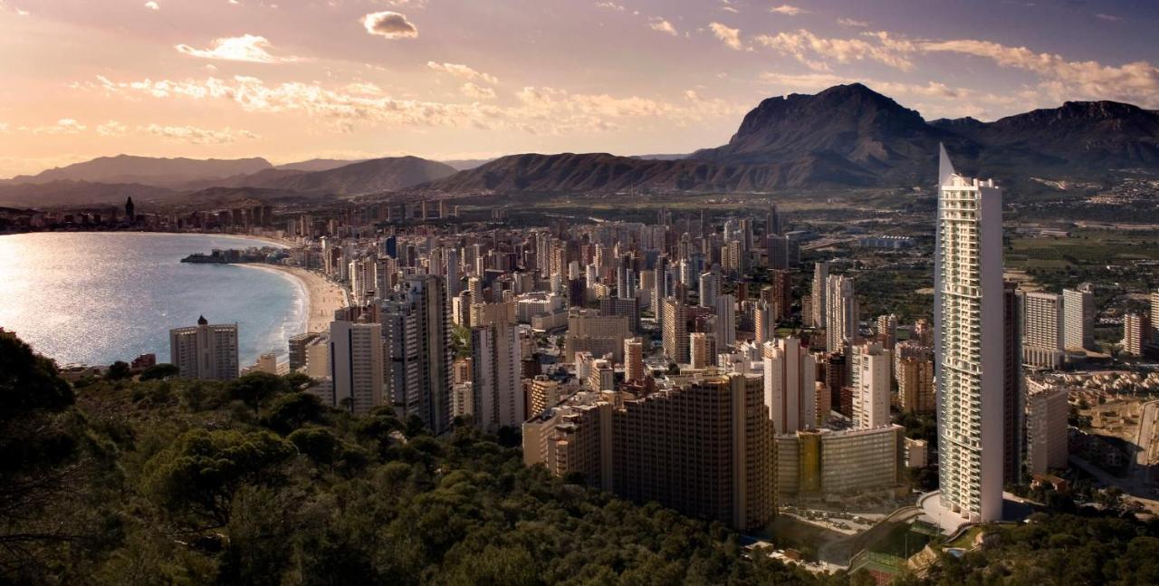 Skyline 34 Amazing Apartment With Private Terrace And Sea Views Benidorm Exterior foto